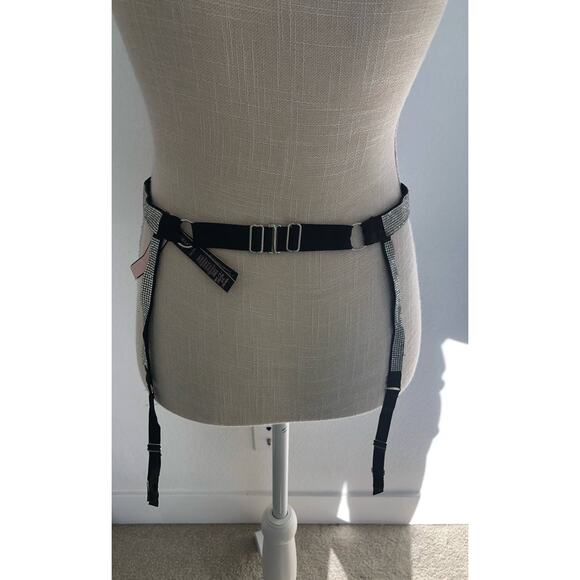 Victoria's Secret Shine on Garter Belt in Black and Rhinestone - M/L - Picture 6 of 6